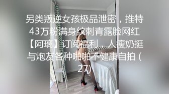 另类叛逆女孩极品泄密，推特43万粉满身纹刺青露脸网红【阿璃】订阅福利，人瘦奶挺与炮友各种啪啪不健康自拍 (27)