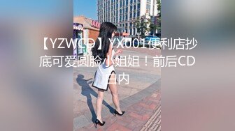 【YZWCD】YX001便利店抄底可爱圆脸小姐姐！前后CD白内