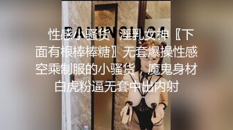 ✿性感小骚货✿淫乳女神〖下面有根棒棒糖〗无套爆操性感空乘制服的小骚货，魔鬼身材白虎粉逼无套中出内射