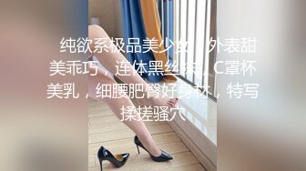 ❤纯欲系极品美少女，外表甜美乖巧，连体黑丝袜，C罩杯美乳，细腰肥臀好身材，特写揉搓骚穴